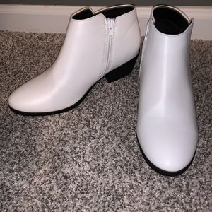 White booties